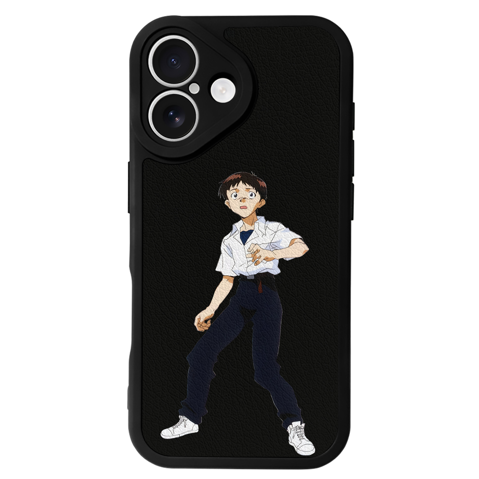（画像用） EVA 新世紀エヴァンゲリオン 【iPhone 16シリーズ対応】シリコンスマホケース（レザー調） 材質：シリコン